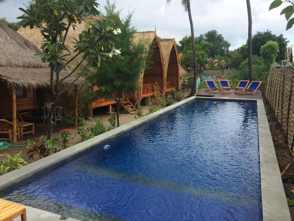 Damai Bungalows Гили Еър Екстериор снимка