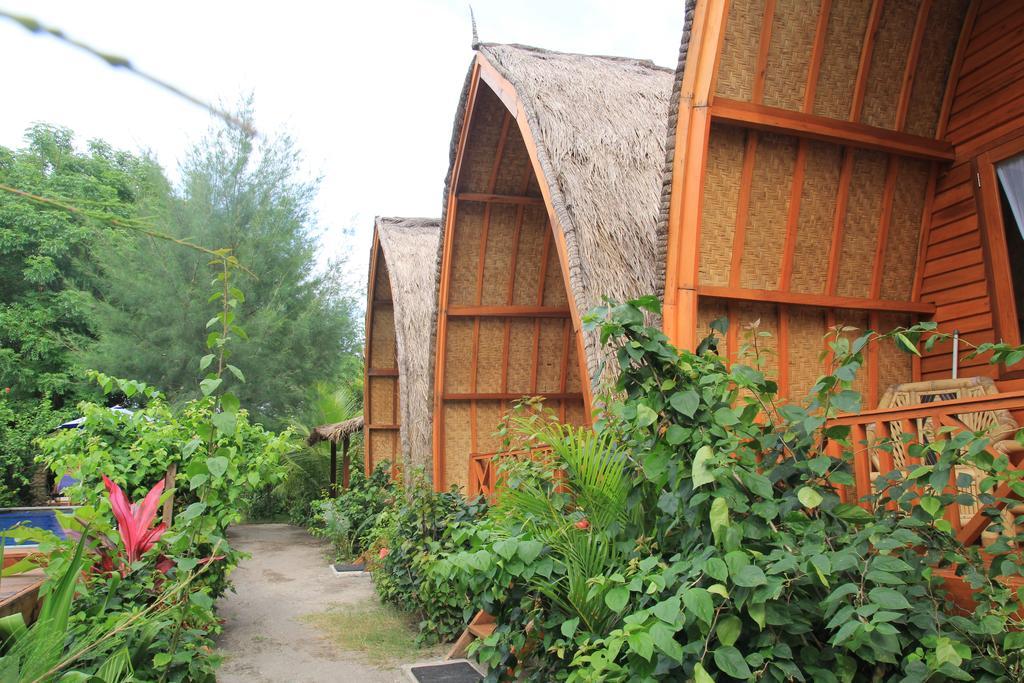 Damai Bungalows Гили Еър Екстериор снимка