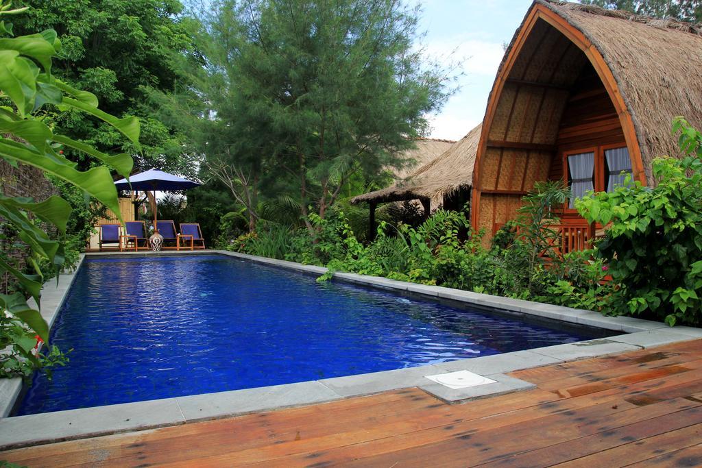 Damai Bungalows Гили Еър Екстериор снимка