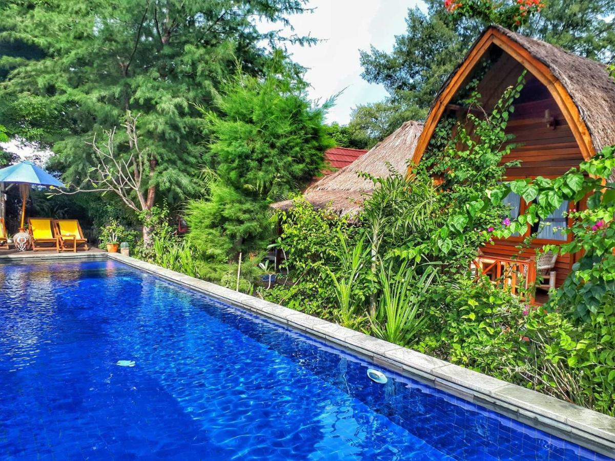 Damai Bungalows Гили Еър Екстериор снимка