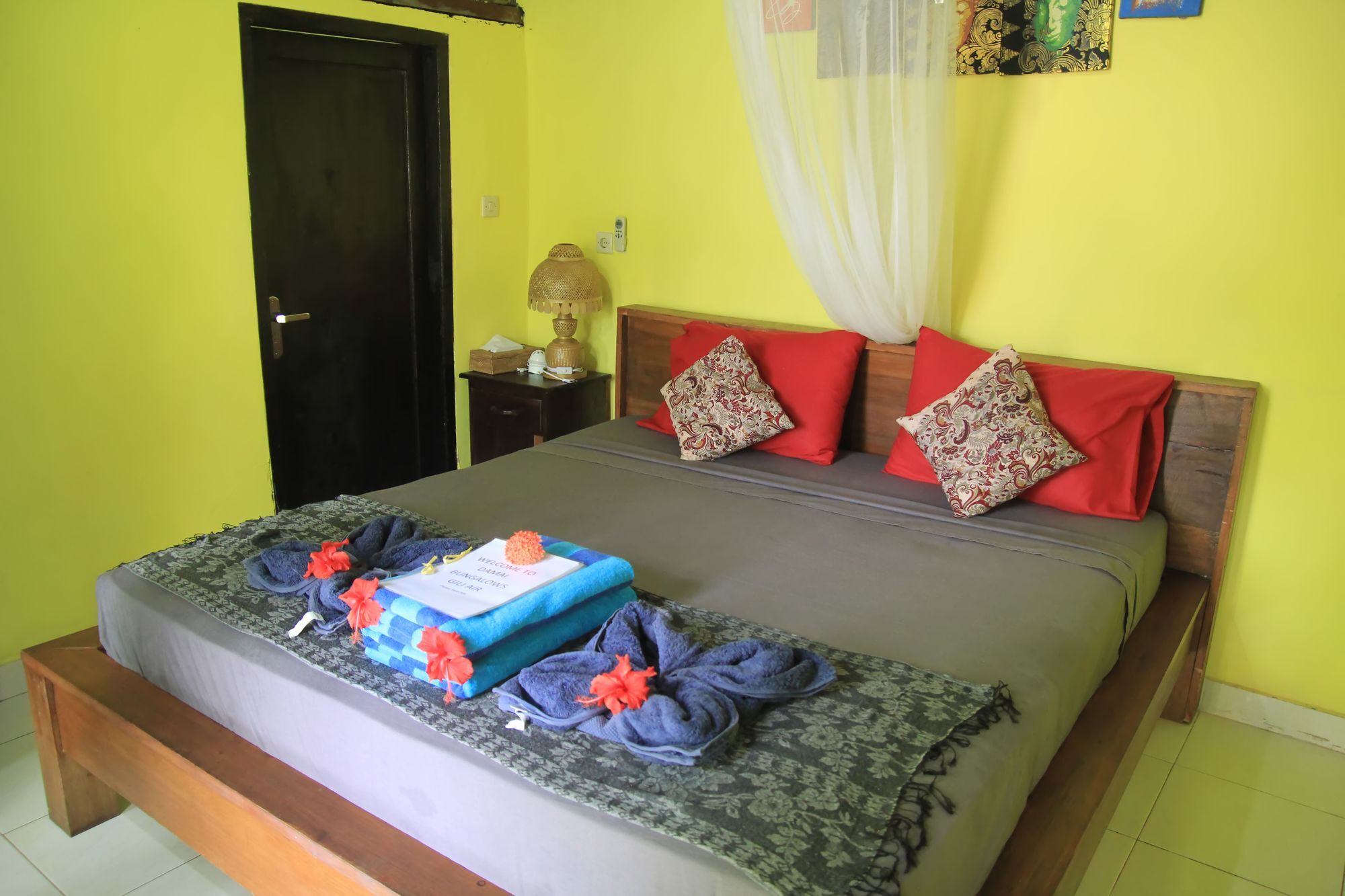 Damai Bungalows Гили Еър Екстериор снимка