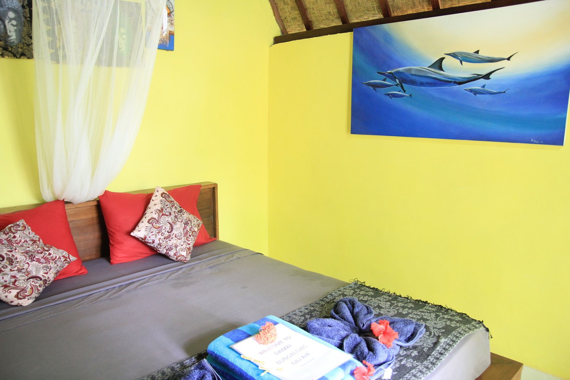 Damai Bungalows Гили Еър Екстериор снимка