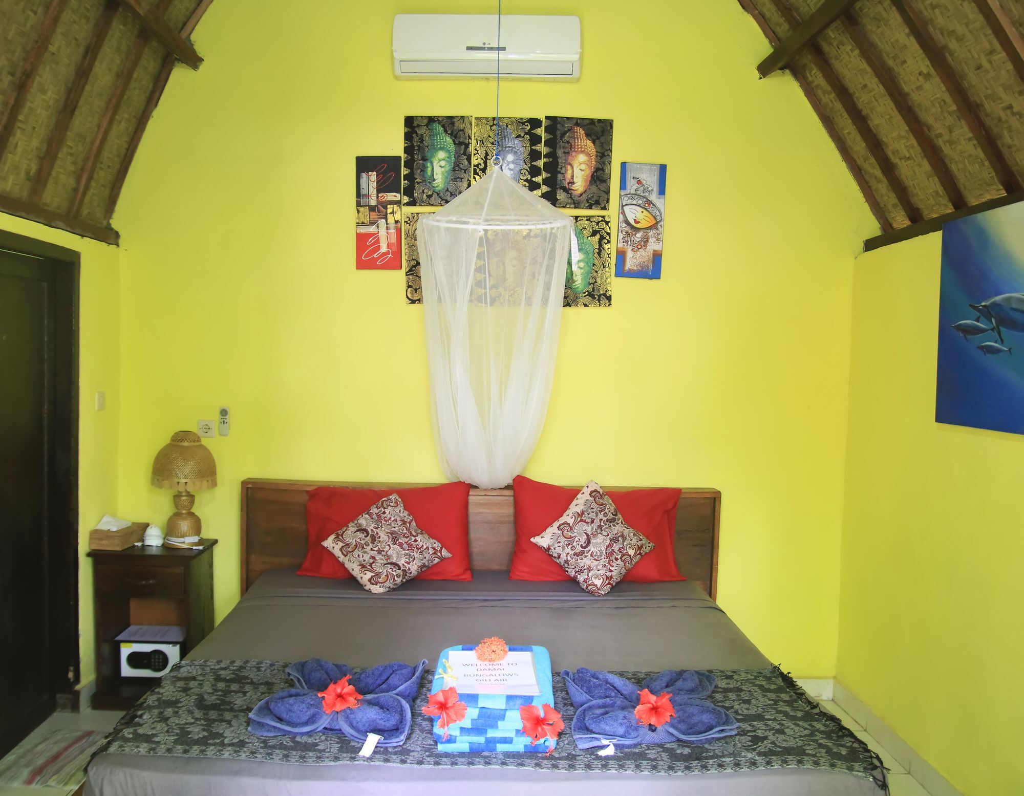 Damai Bungalows Гили Еър Екстериор снимка
