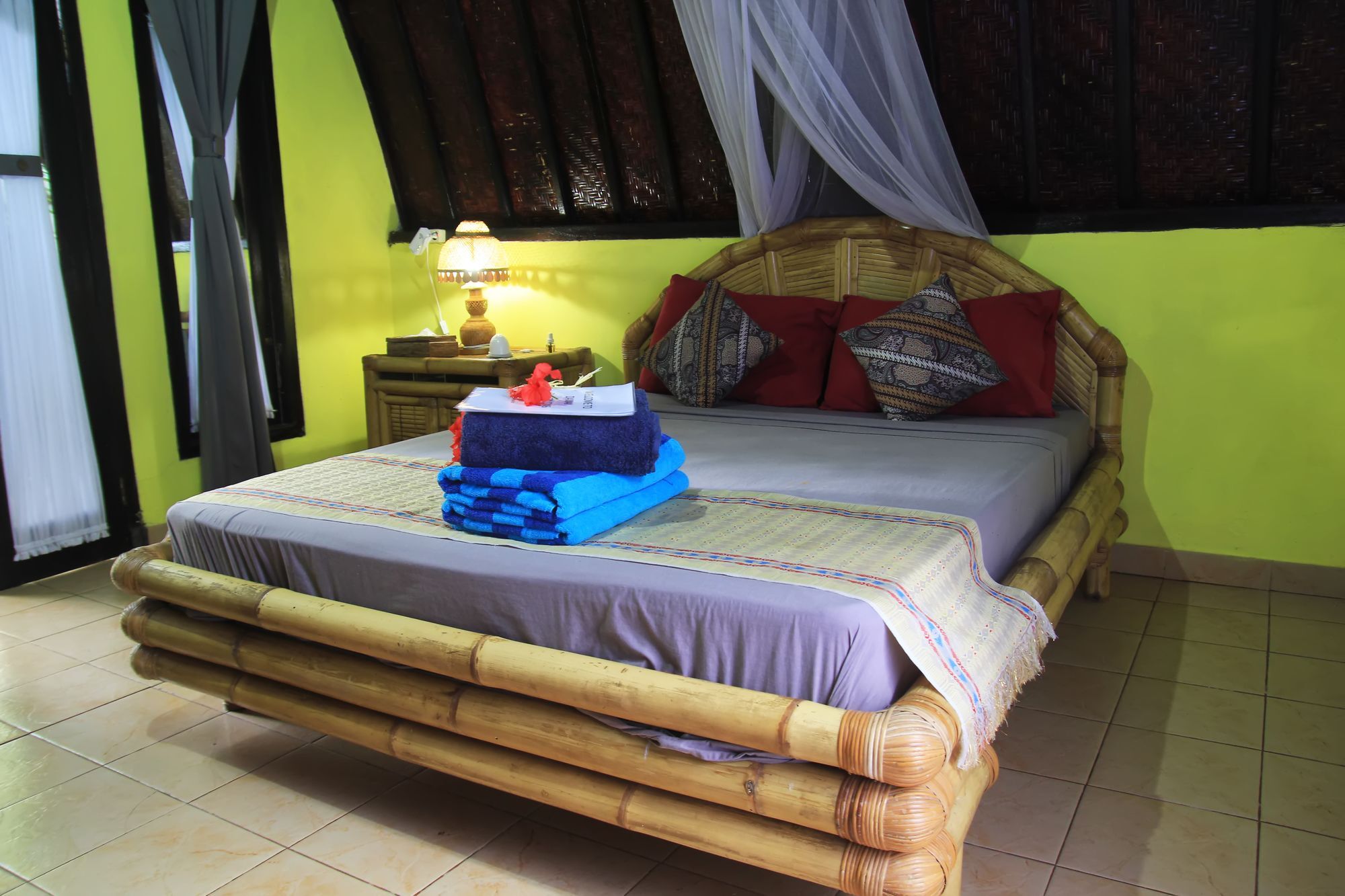 Damai Bungalows Гили Еър Екстериор снимка