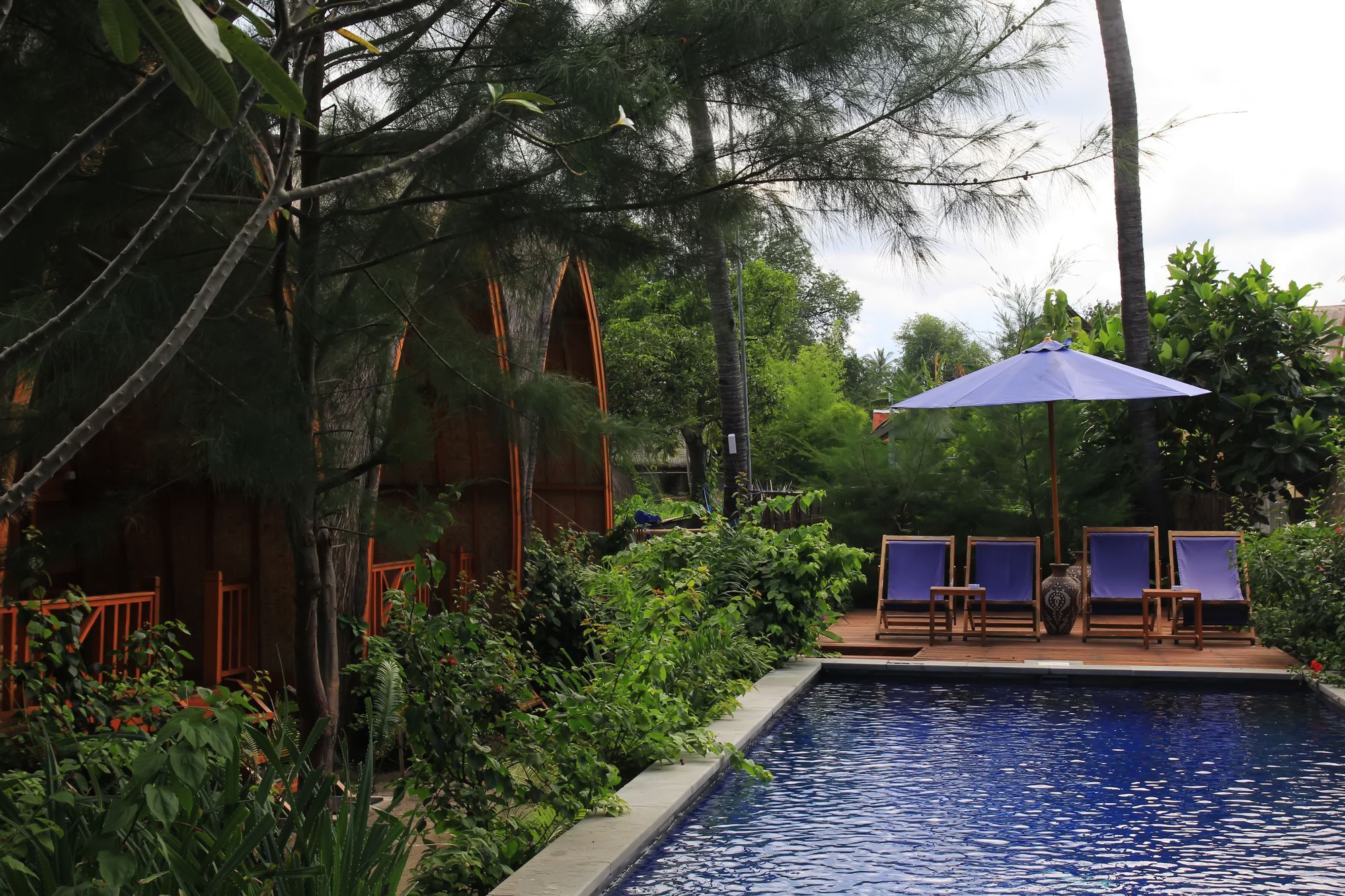 Damai Bungalows Гили Еър Екстериор снимка